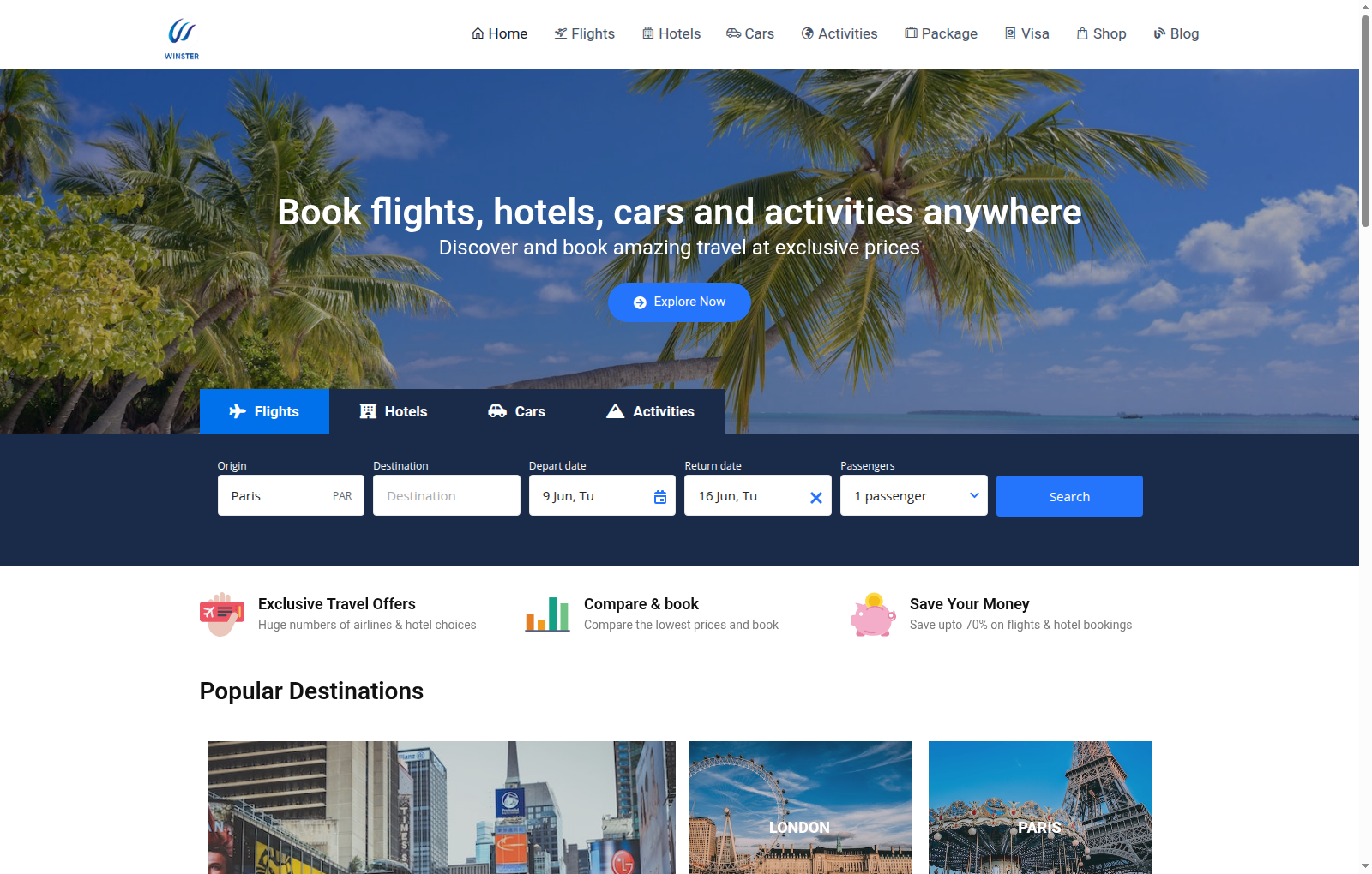 Preview for iTravel